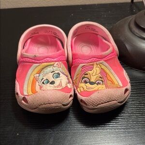 Kids Pink Character Clogs